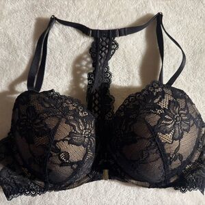 Elegant Black Lace Bra